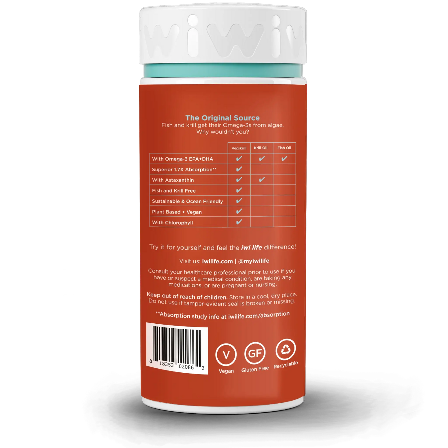iwi life VegiKrill Back