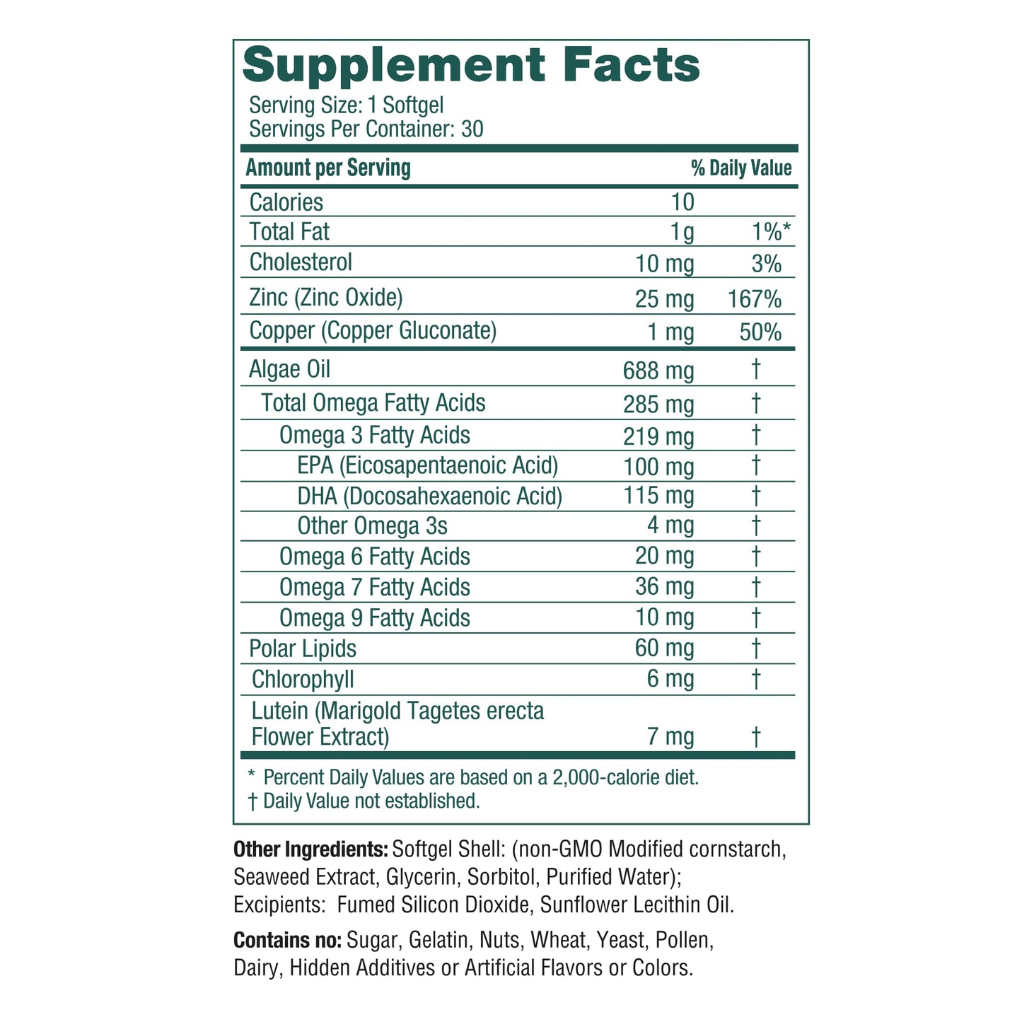 iwi life eye supplement facts